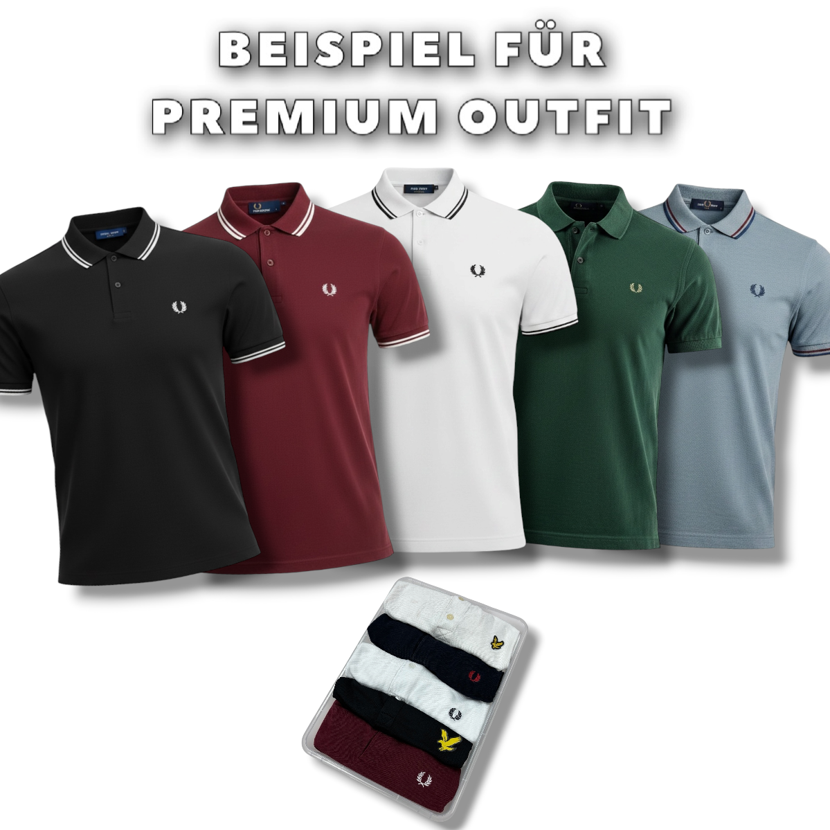 Casual Polo / T-Shirt Mystery Box (2-5 items)