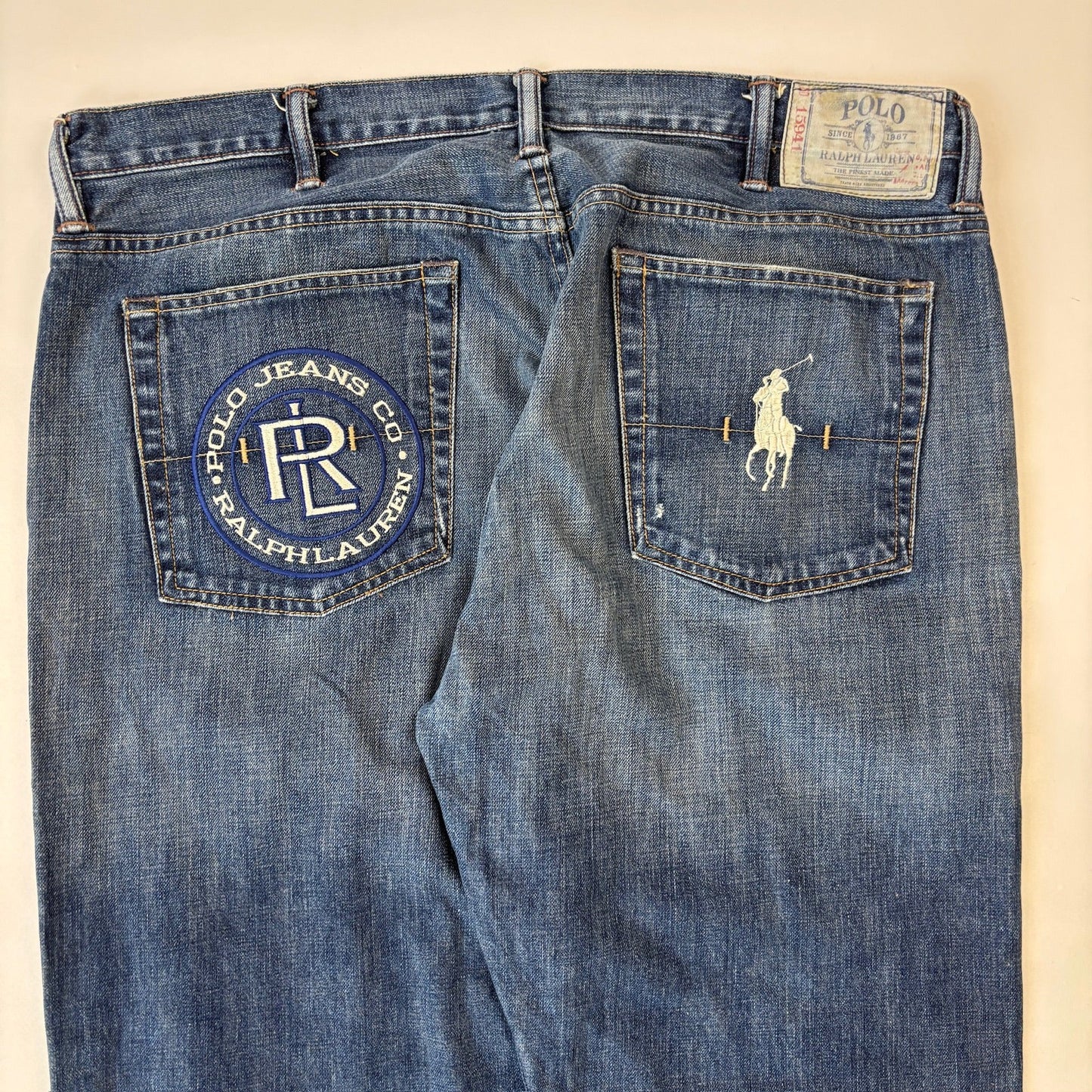 y2K Ralph Lauren Baggy Jeans (XL)