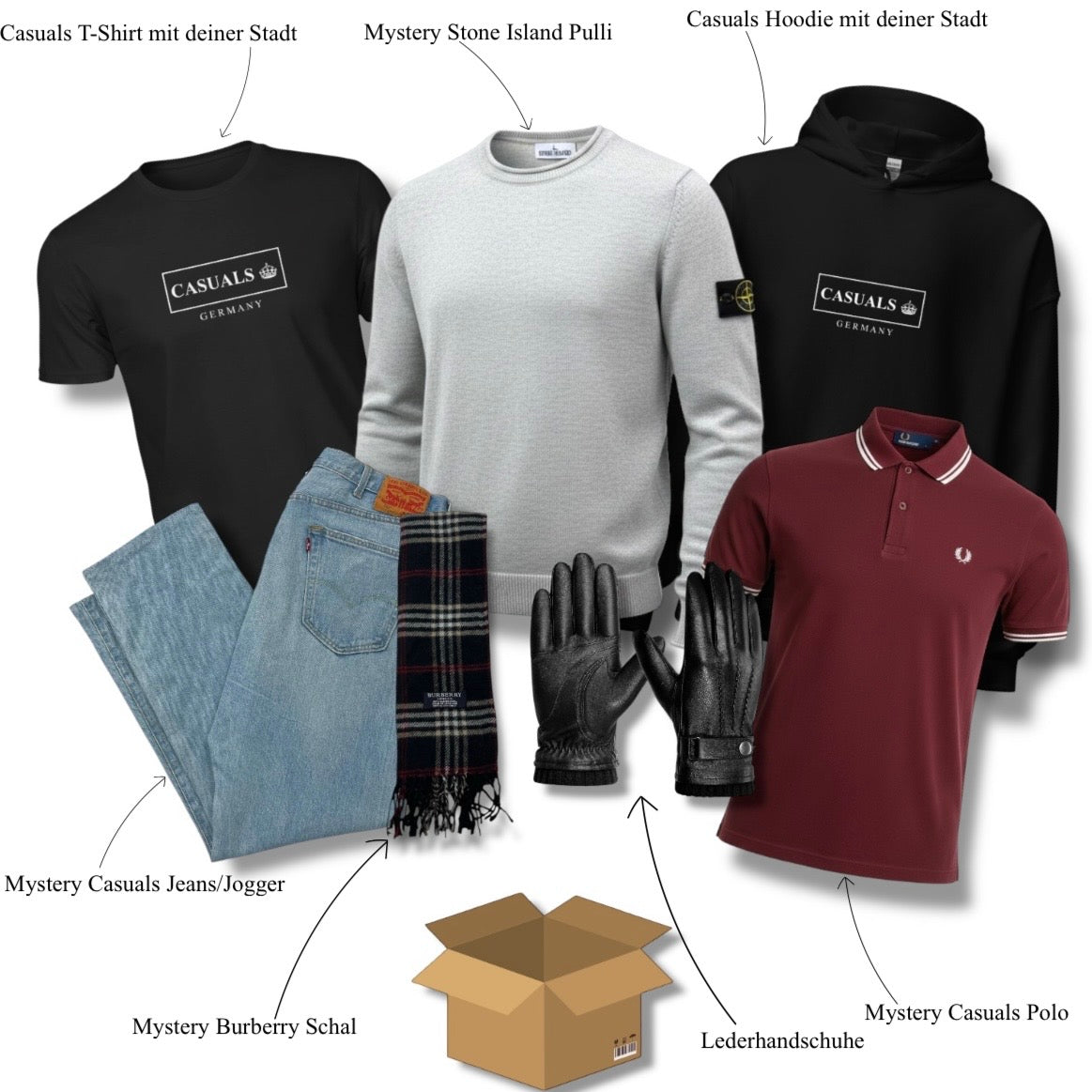 Premium Casuals Staterpack Box British