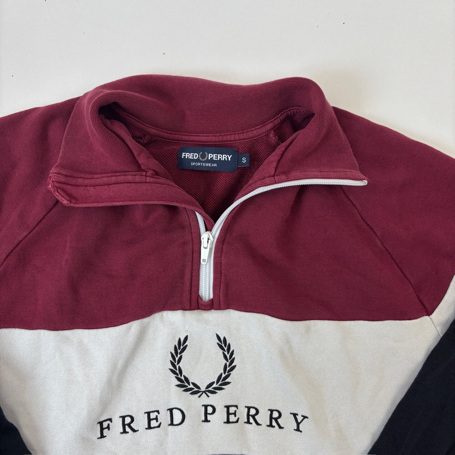Fred Perry Half-Zip (S)