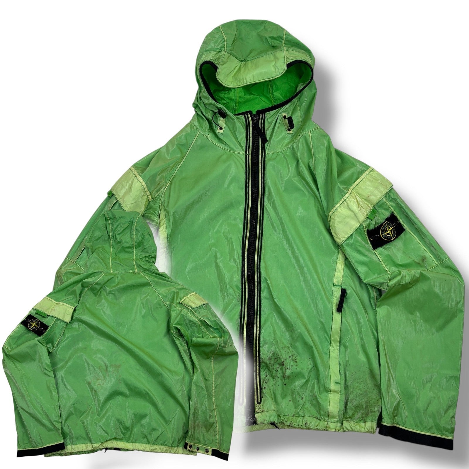 y2K Stone Island Zip-Jacke (XL)