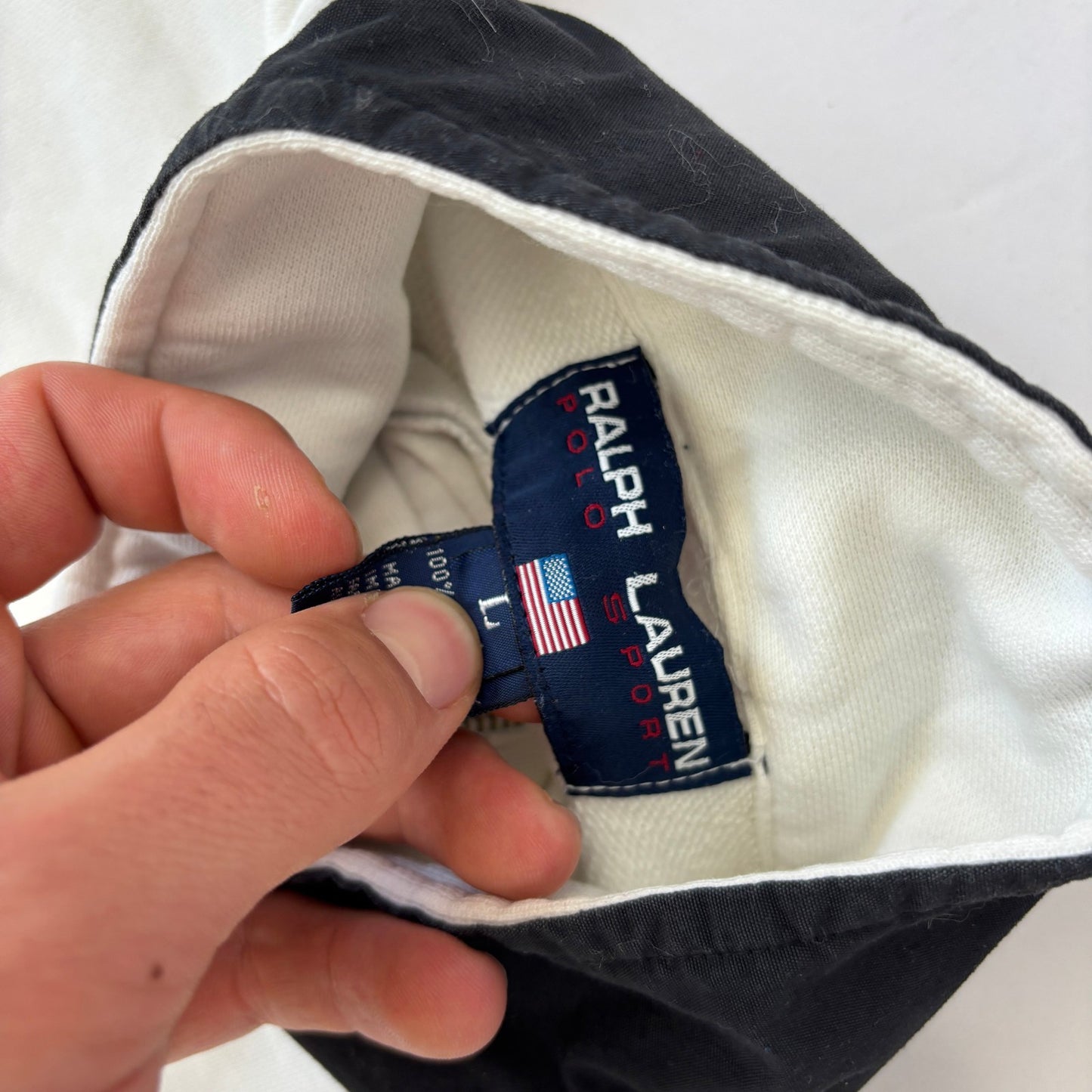 y2K Vintage Ralph Lauren Half-Zip (XL)