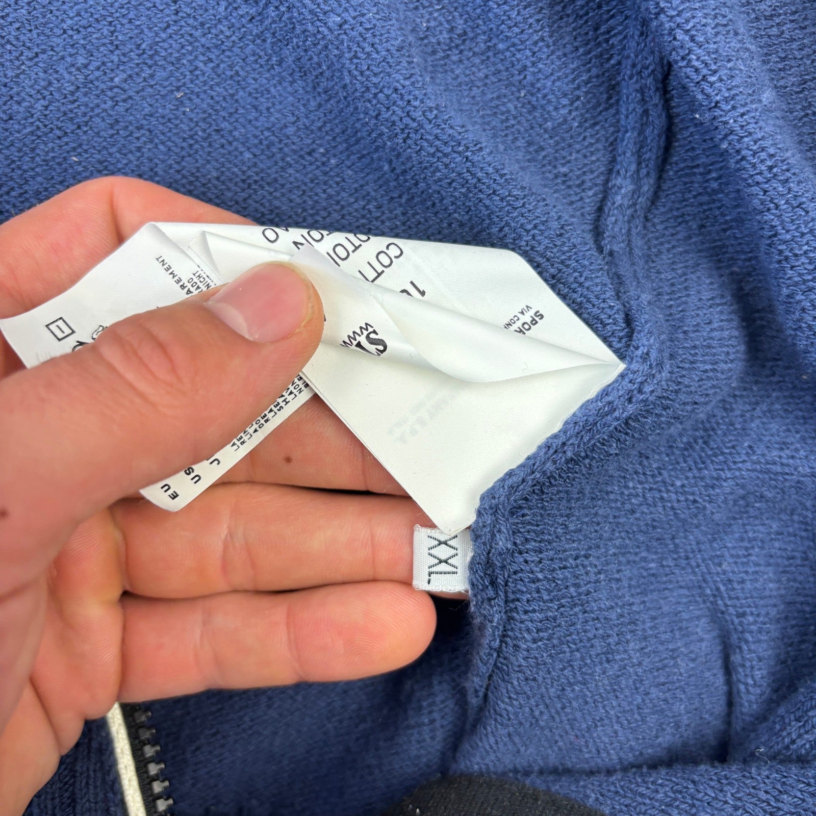 y2K Vintage Stone Island Zip-Jacke (L)