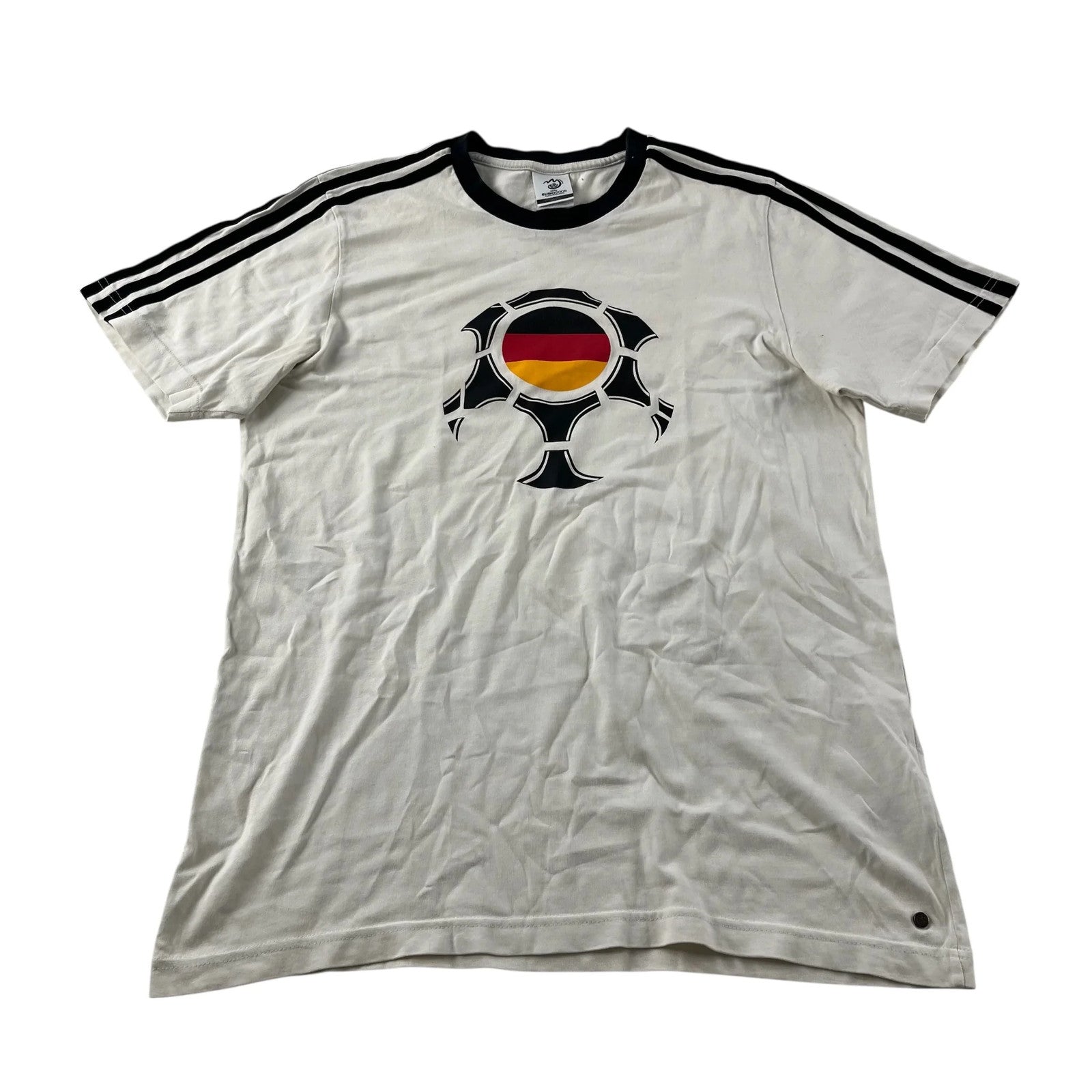 y2K Adidas DFB 2008 T-Shirt (M)