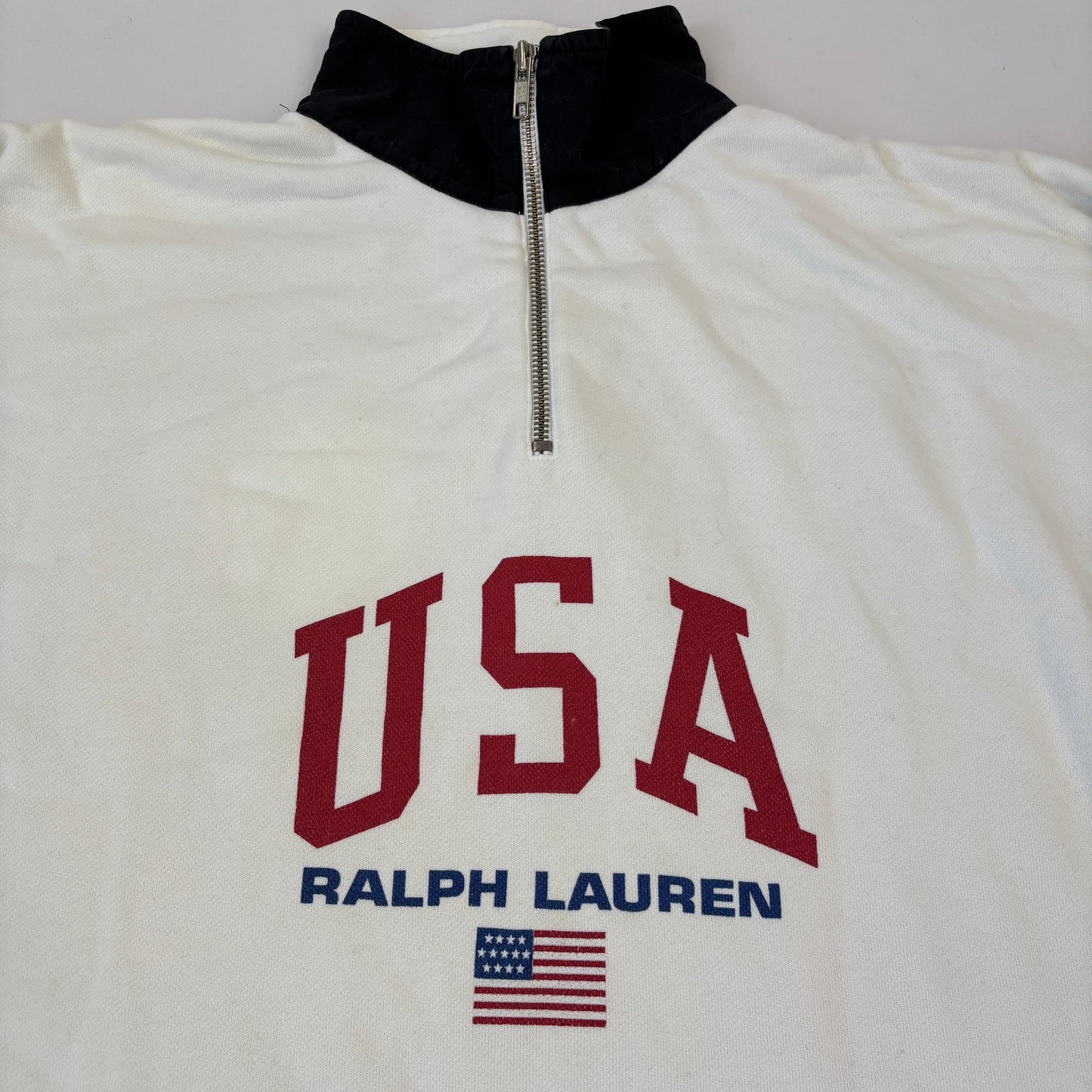y2K Vintage Ralph Lauren Half-Zip (XL)