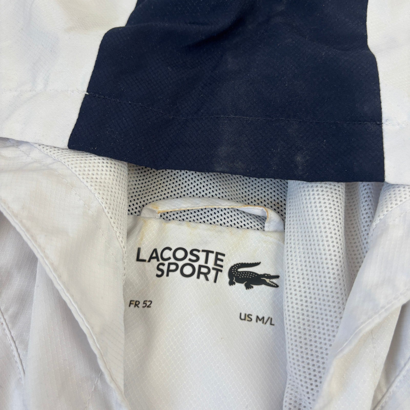 y2K Vintage Lacoste Zip-Jacke (L)