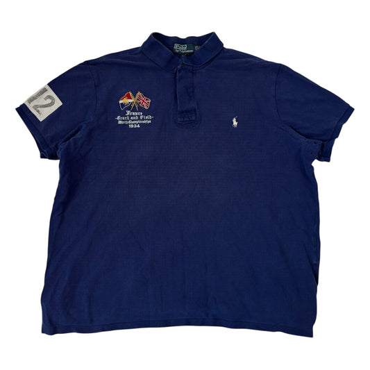 y2K Vintage Ralph Lauren Frankreich Polo (XXL)