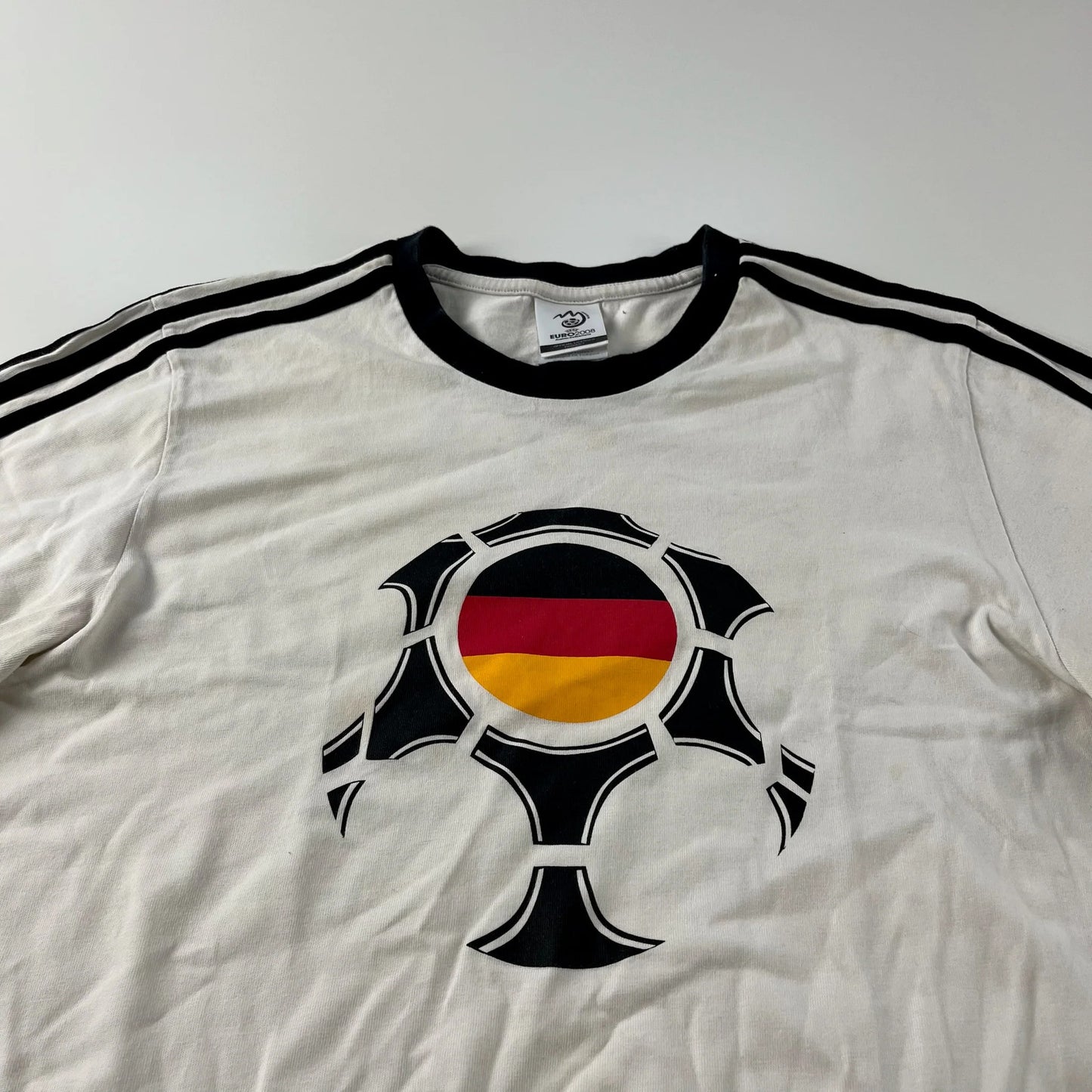 y2K Adidas DFB 2008 T-Shirt (M)