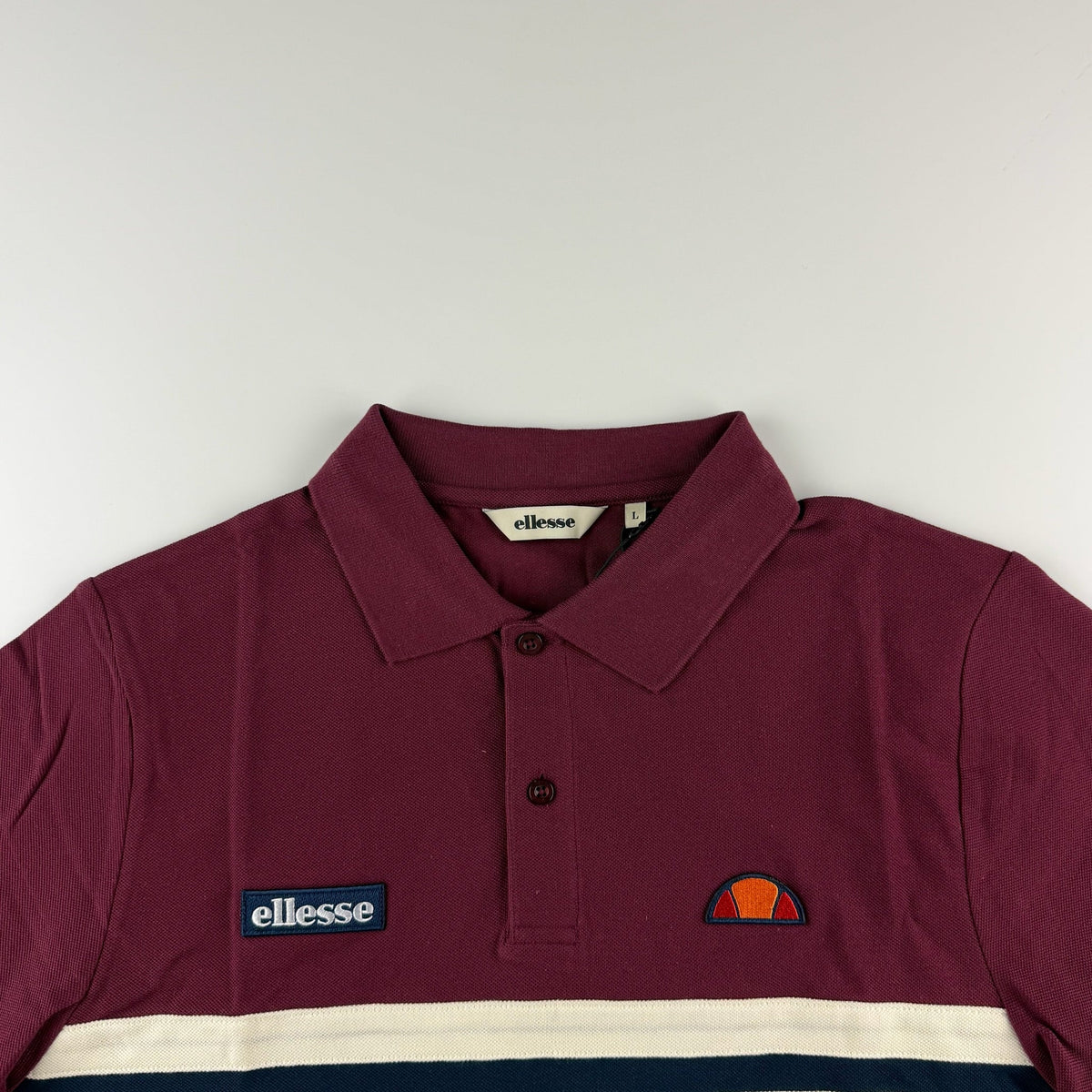 Ellesse Muccia Polo | Burgundy / Navy (S-XXL)