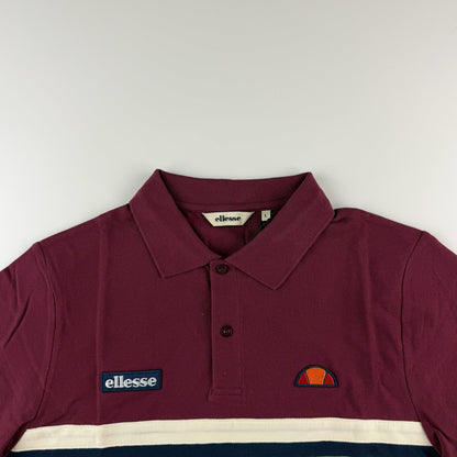 Ellesse Muccia Polo | Burgundy / Navy (S-XXL)