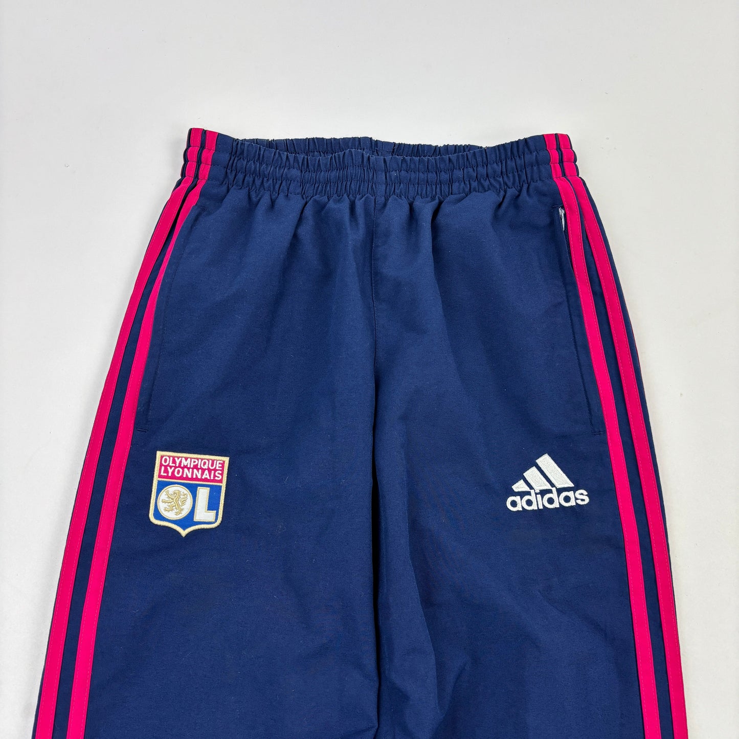 Vintage Adidas Olympique Lyon Trackpants (XS)