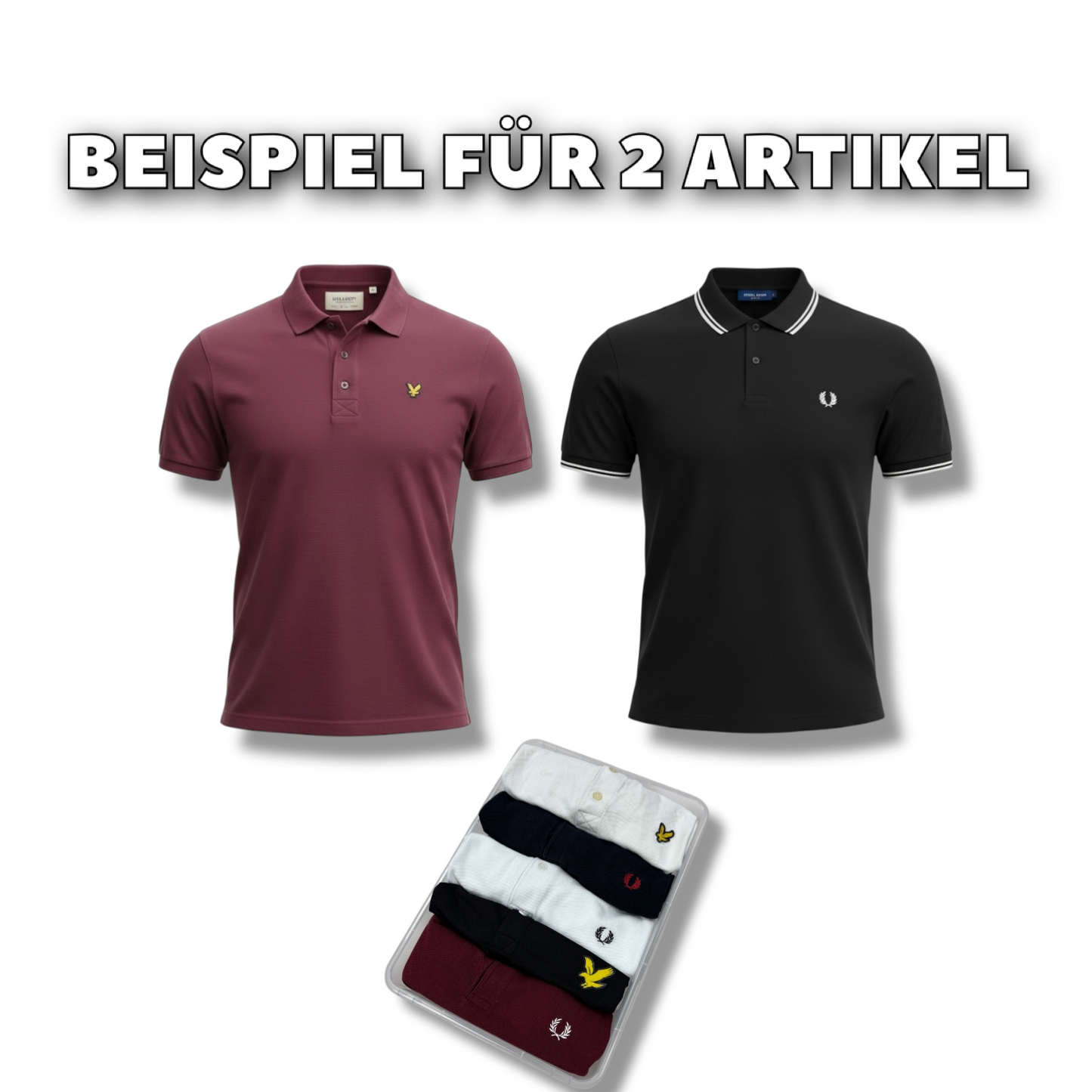 Casual Polo / T-Shirt Mystery Box (2-5 Artikel)