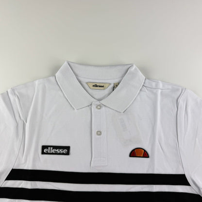 Ellesse Muccia Polo | Weiß / Schwarz (S-XXL)