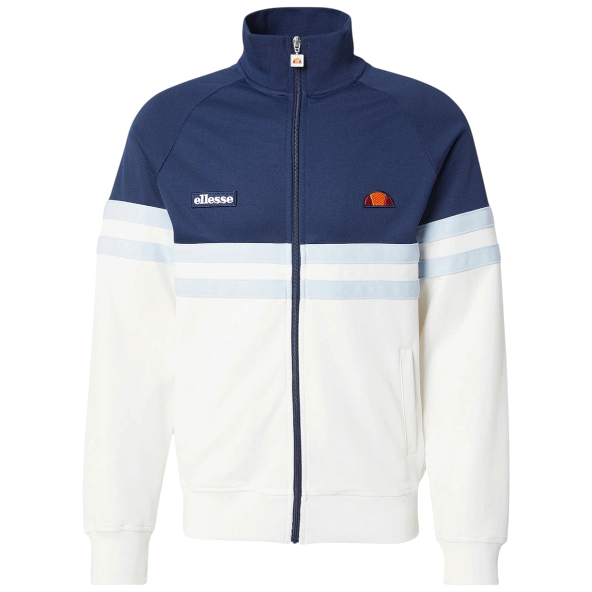 Ellesse Rimini Trainingsjacke | Weiß / Navy (S-XXL)