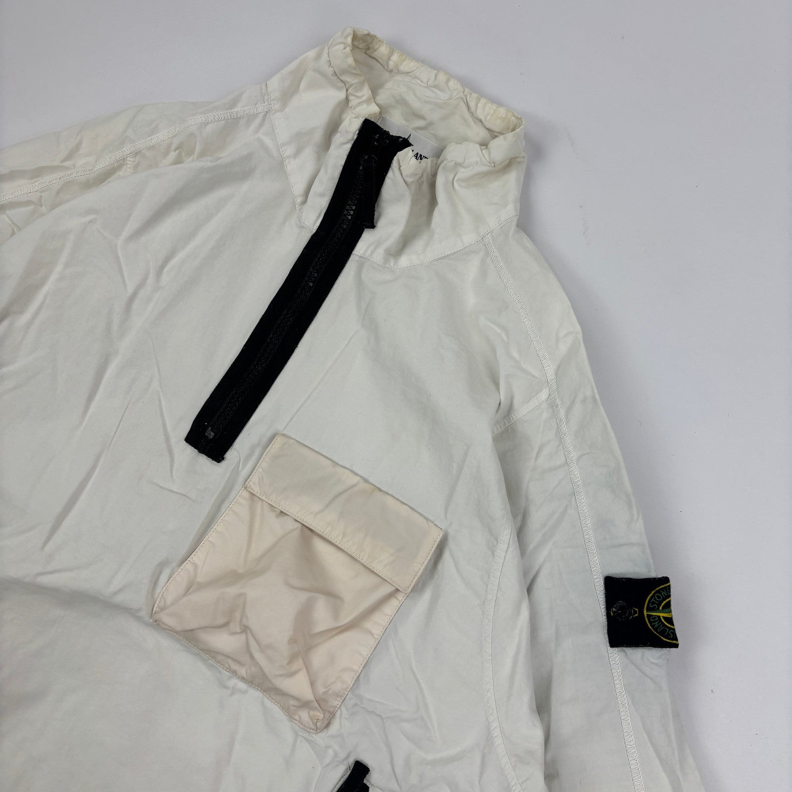 y2K Vintage Stone Island Half-Zip (L)