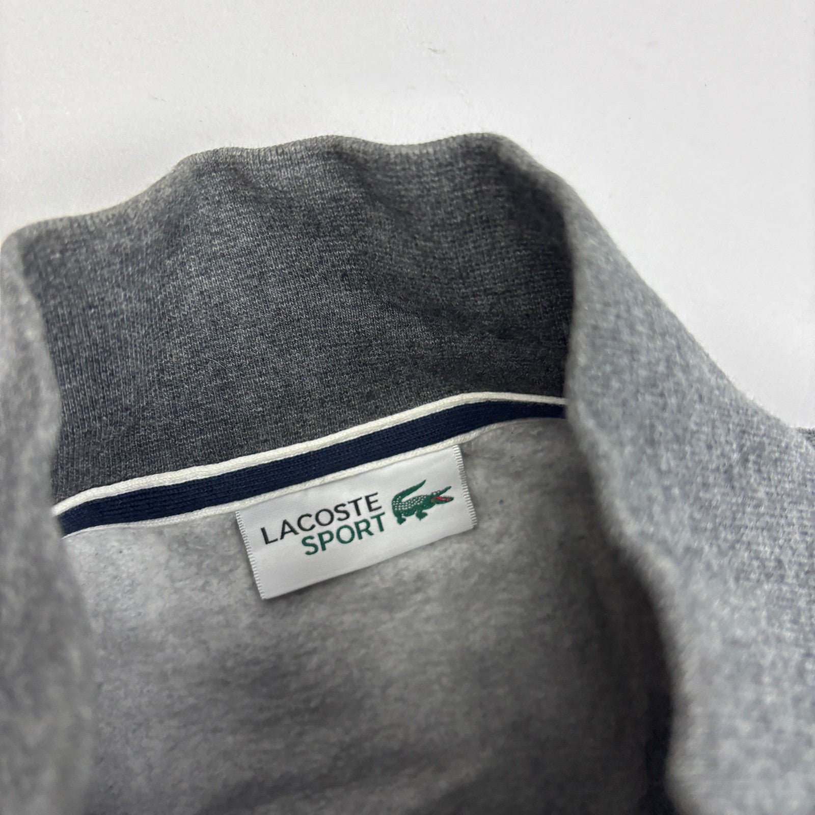 y2K Vintage Lacoste Zip-Jacke (M)