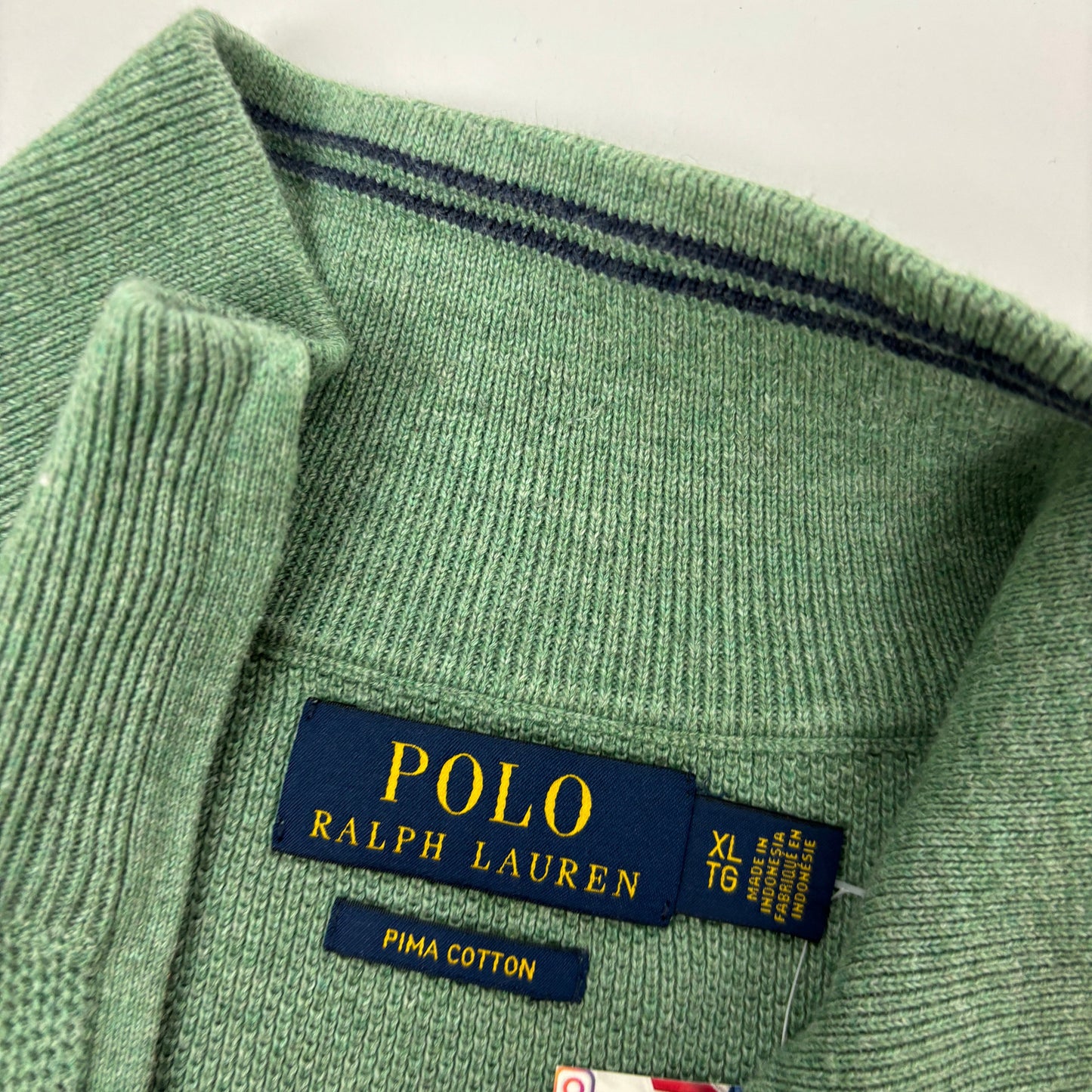 y2K Vintage Ralph Lauren Half-Zip (XL)
