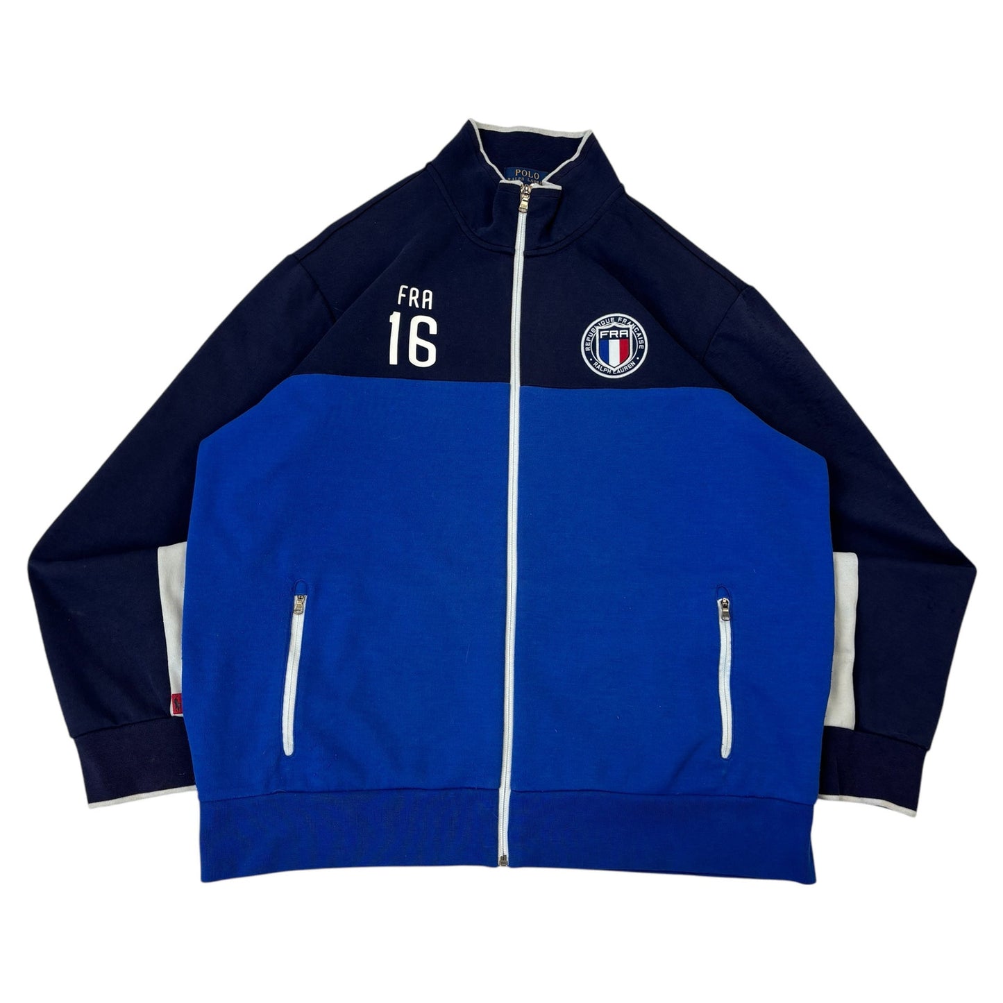y2K Vintage Ralph Lauren Frankreich Zip-Jacke (XL)