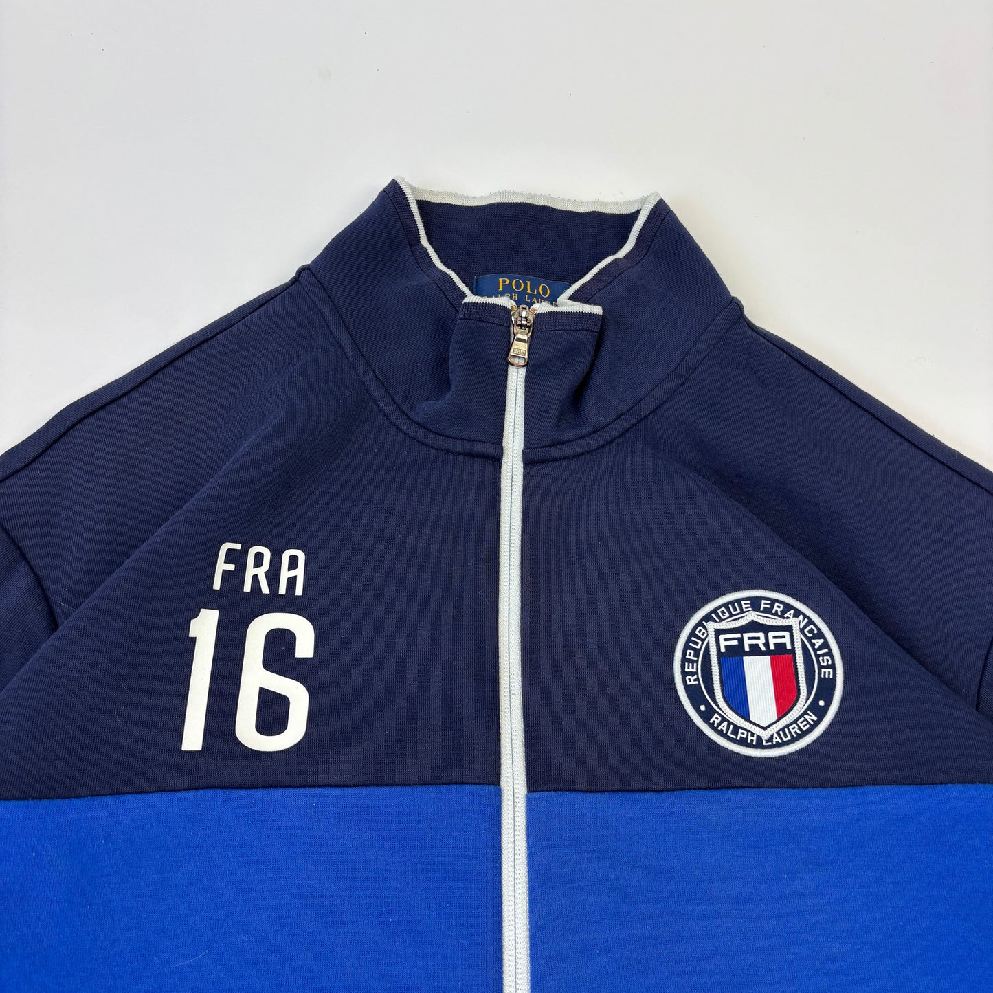 y2K Vintage Ralph Lauren Frankreich Zip-Jacke (XL)