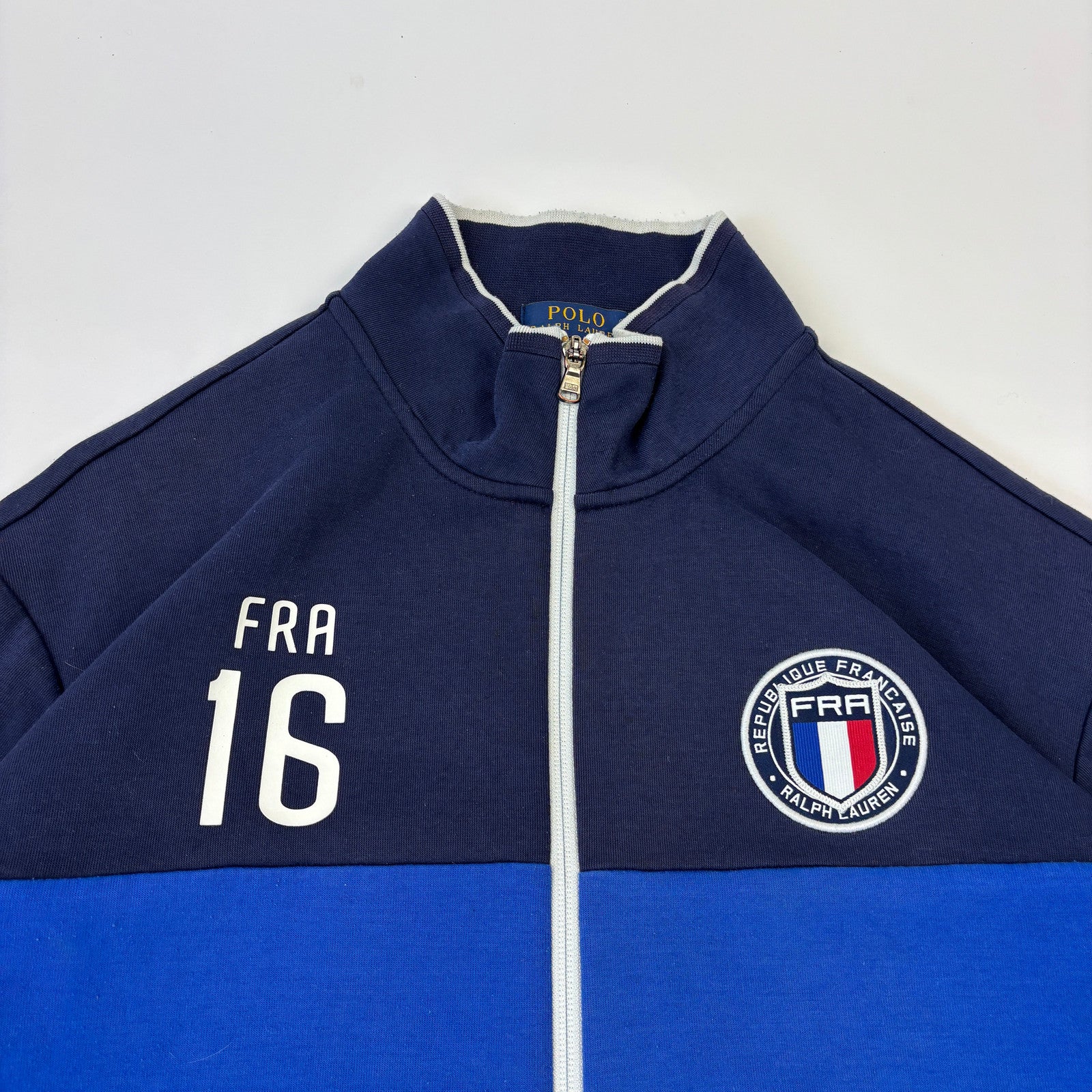 y2K Vintage Ralph Lauren Frankreich Zip-Jacke (XL)