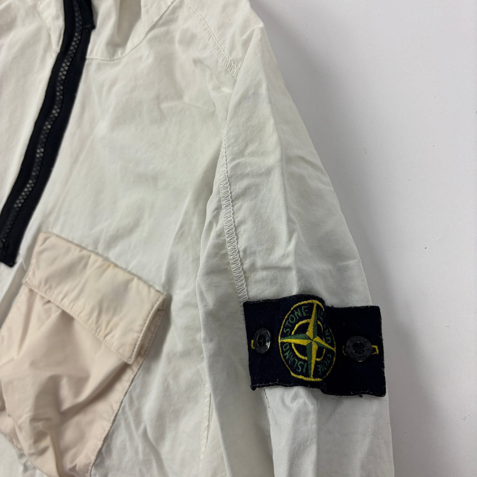 y2K Vintage Stone Island Half-Zip (L)